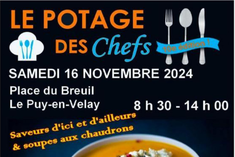 Réalisation de l'affiche du potage des chefs